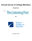 Survey of Members 2012