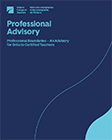 Cover of the professional advisory on professional boundaries